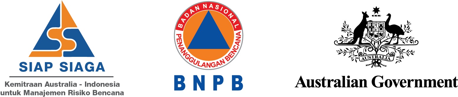 SIAP SIAGA · BNPB · Australian Government